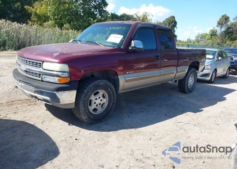 2002 Chevrolet Silverado 1500 Ls из США, поврежденный, VIN 2GCEK19T821402035